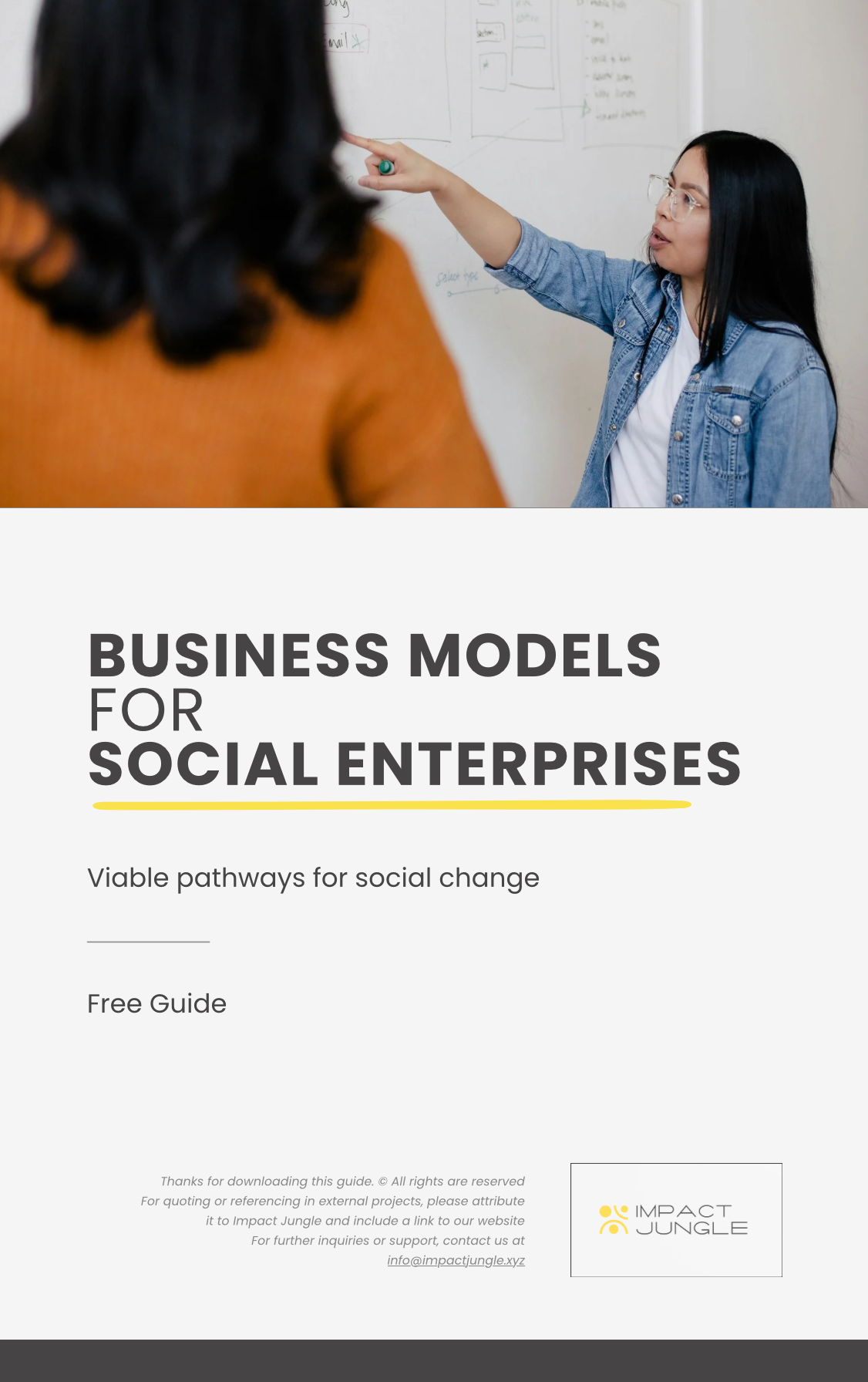 Impact Jungle Business Model for Social Enterprises guide